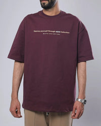 VEXX Rubber Print - Burgundy