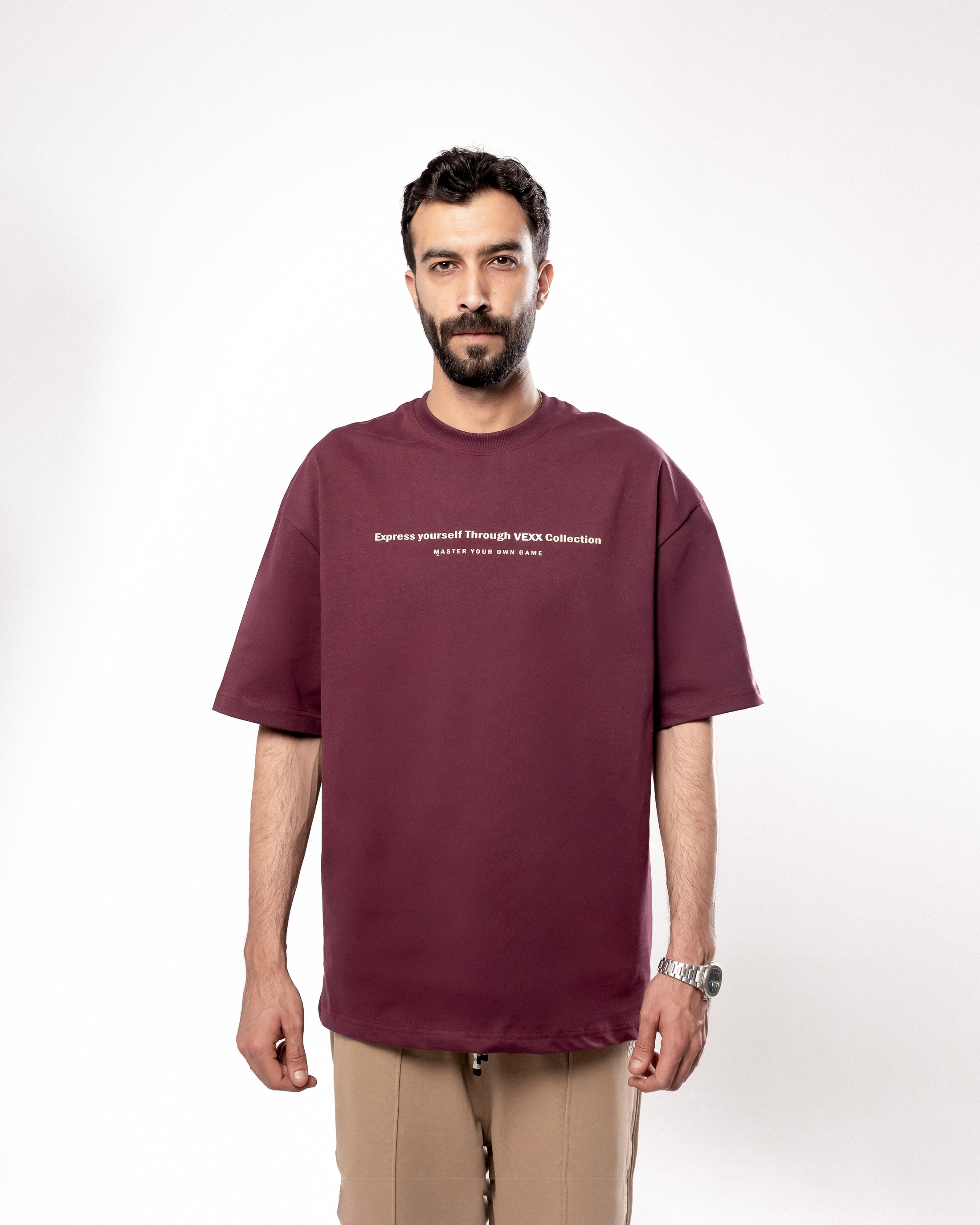 VEXX Rubber Print - Burgundy